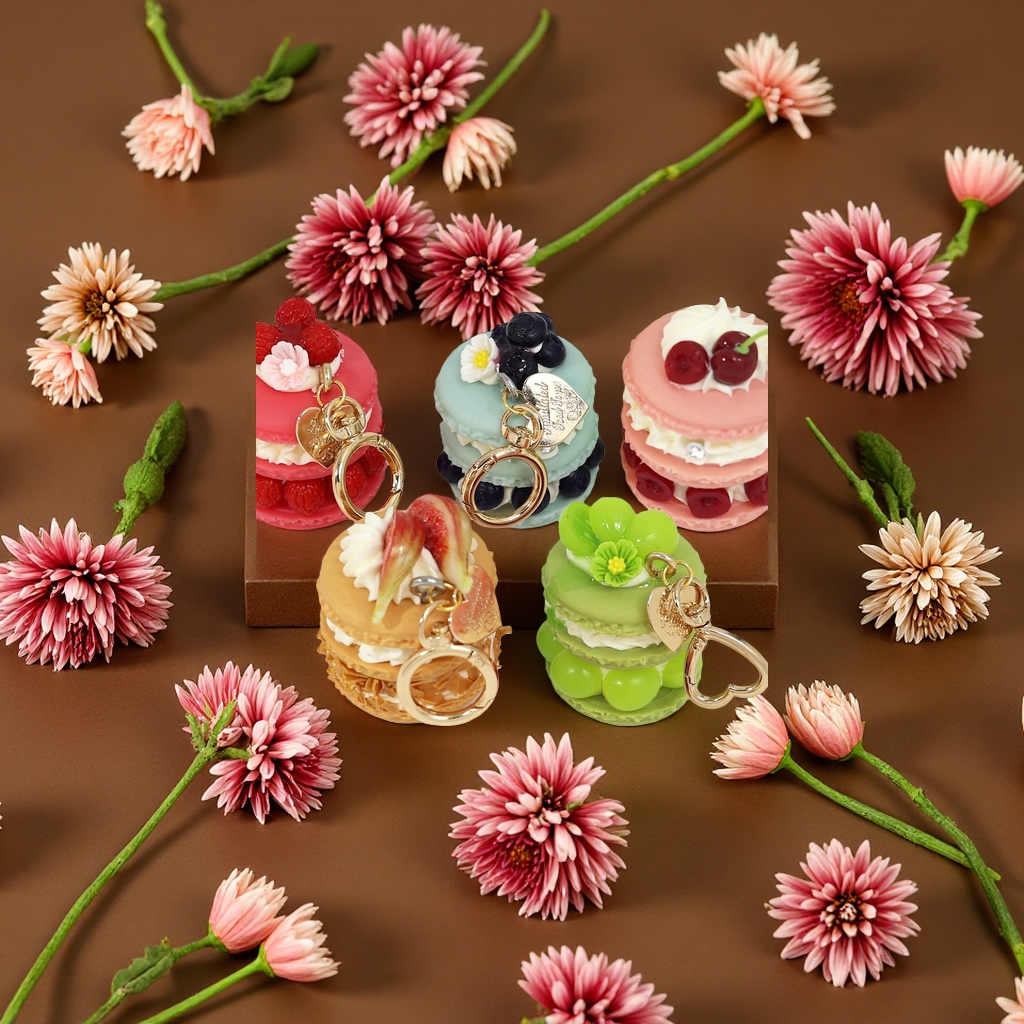 Simulated cake pendants, creative ornaments, home decoration ornaments, desktop ornaments, cute decorative items details Picture