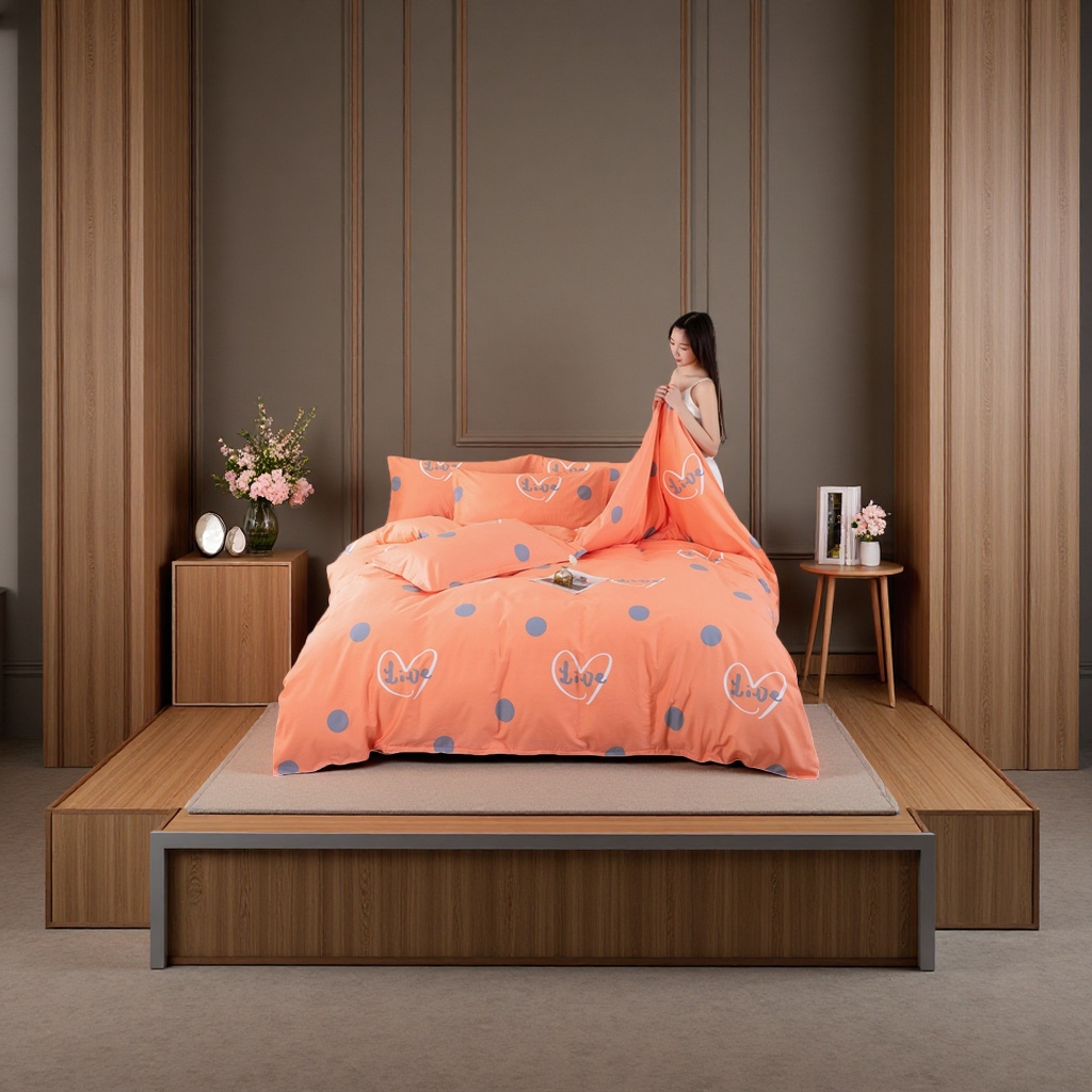 100 قطعة من القطن النقي لحاف منحدر من فئة ألف لمسكن فردي من الأم إلى الطفل Specification image