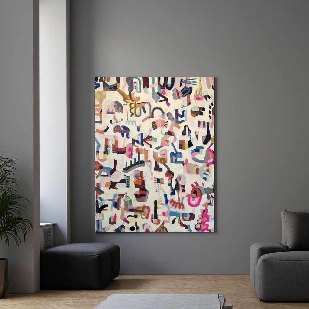 Modern hand-painted oil painting art creation, collectible decorative paintings Application Scenario