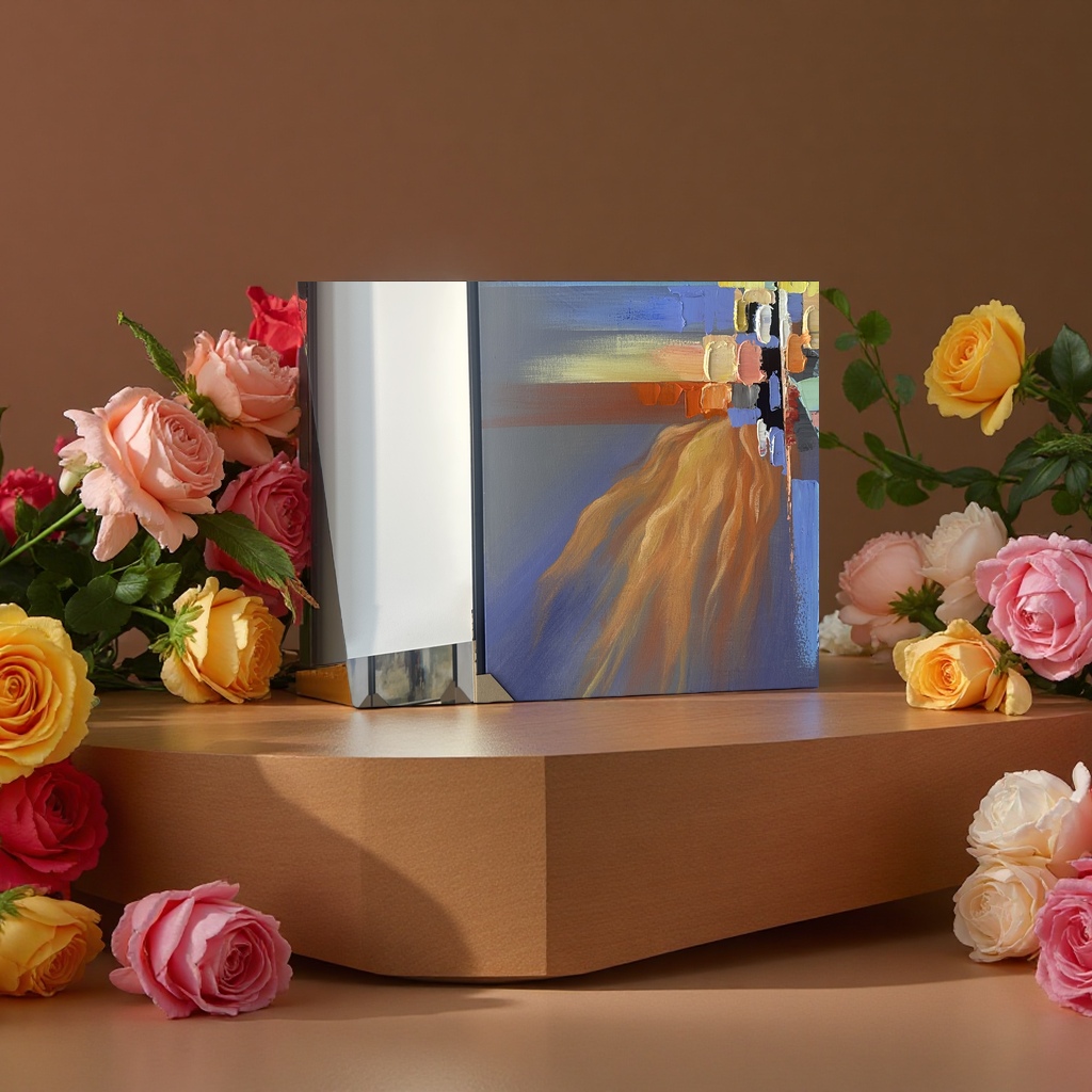 هو تأثير الطلاء المجردة، الرسم اليدوي details Picture