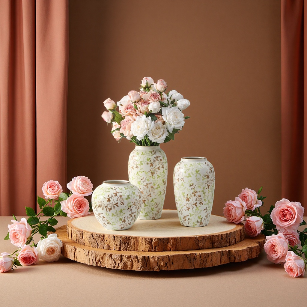 الزينة الخزفية السيزفية عبارة عن مستلزمات غرفة المعيشة Specification image