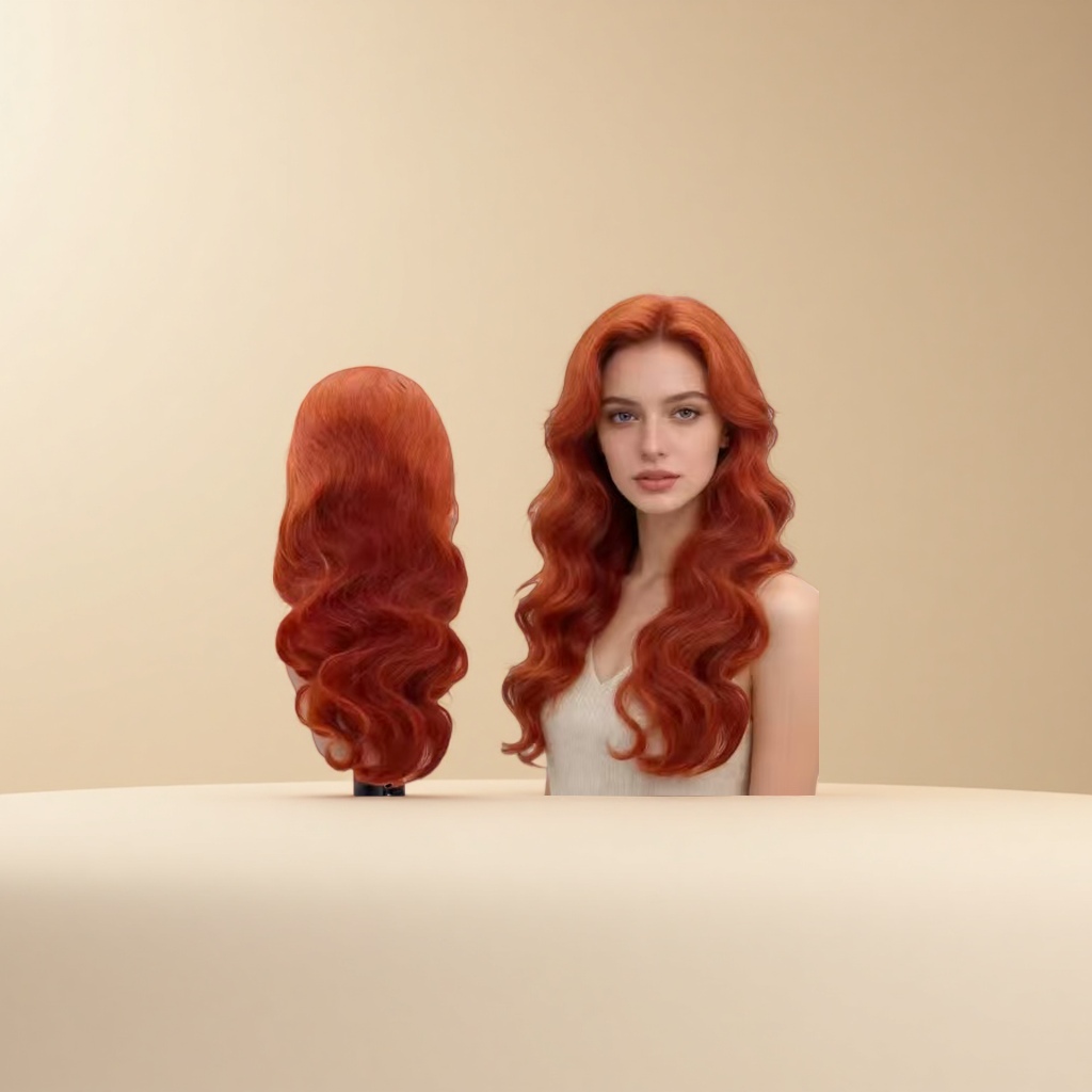 Real human wig, real hair for women, medium length, European and American style, Genshin Impact style, adjustable hair cover, natural hairstyle Application Scenario