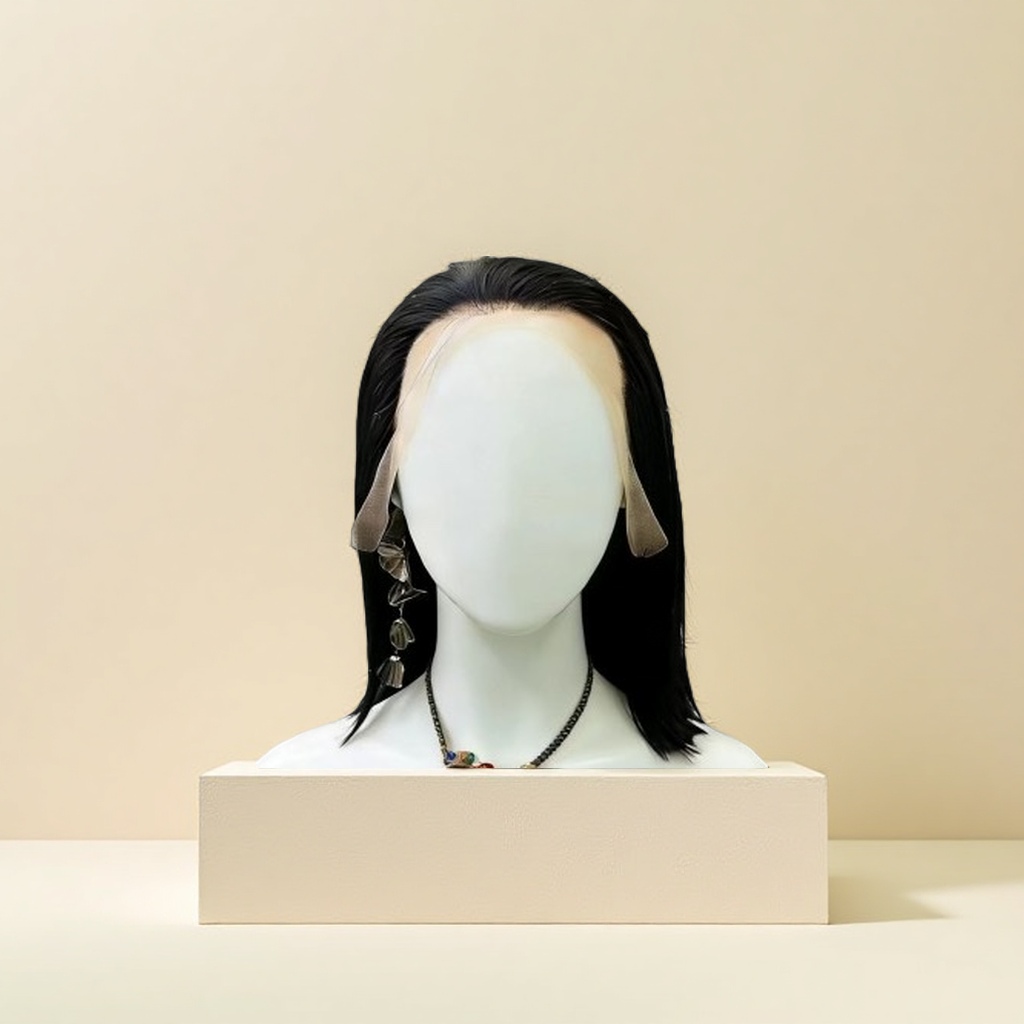 Real human hair, mid-length European and American wig, Genshin Impact style, natural and smooth, suitable for both short and long hair perming and dyeing Application Scenario