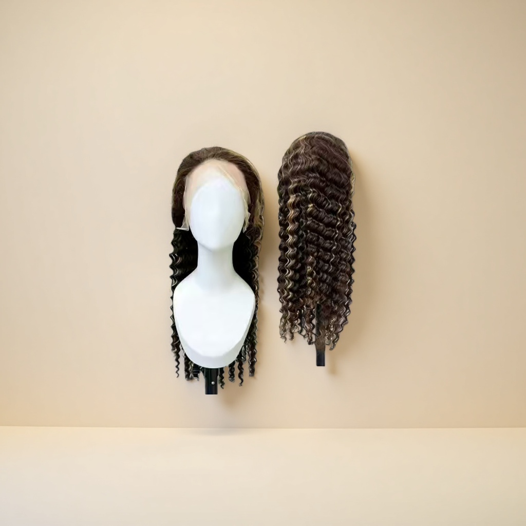 Real human hair, European and American mid-length girl wig, Genshin Impact style, natural, comfortable, breathable and adjustable Specification image