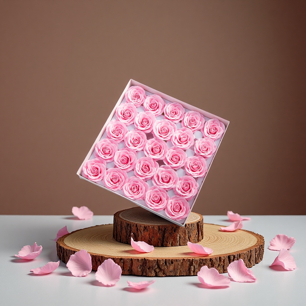 Three-layer soap flower scented decorative item with a fresh fragrance for home decoration Application Scenario