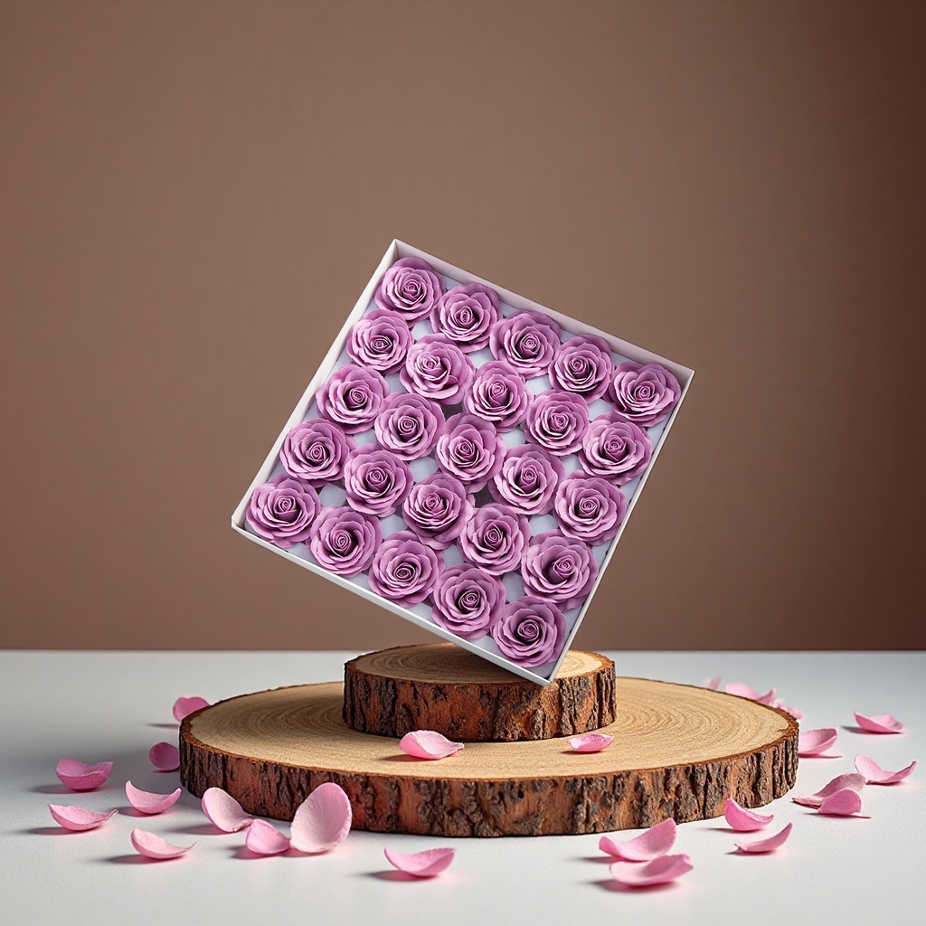 Three-layer soap flower scented decorative item with a fresh fragrance for home decoration Item Picture