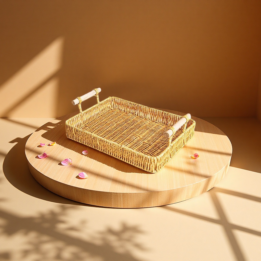 Anti-rattan woven storage basket, dirty clothes basket, large-capacity household storage details Picture