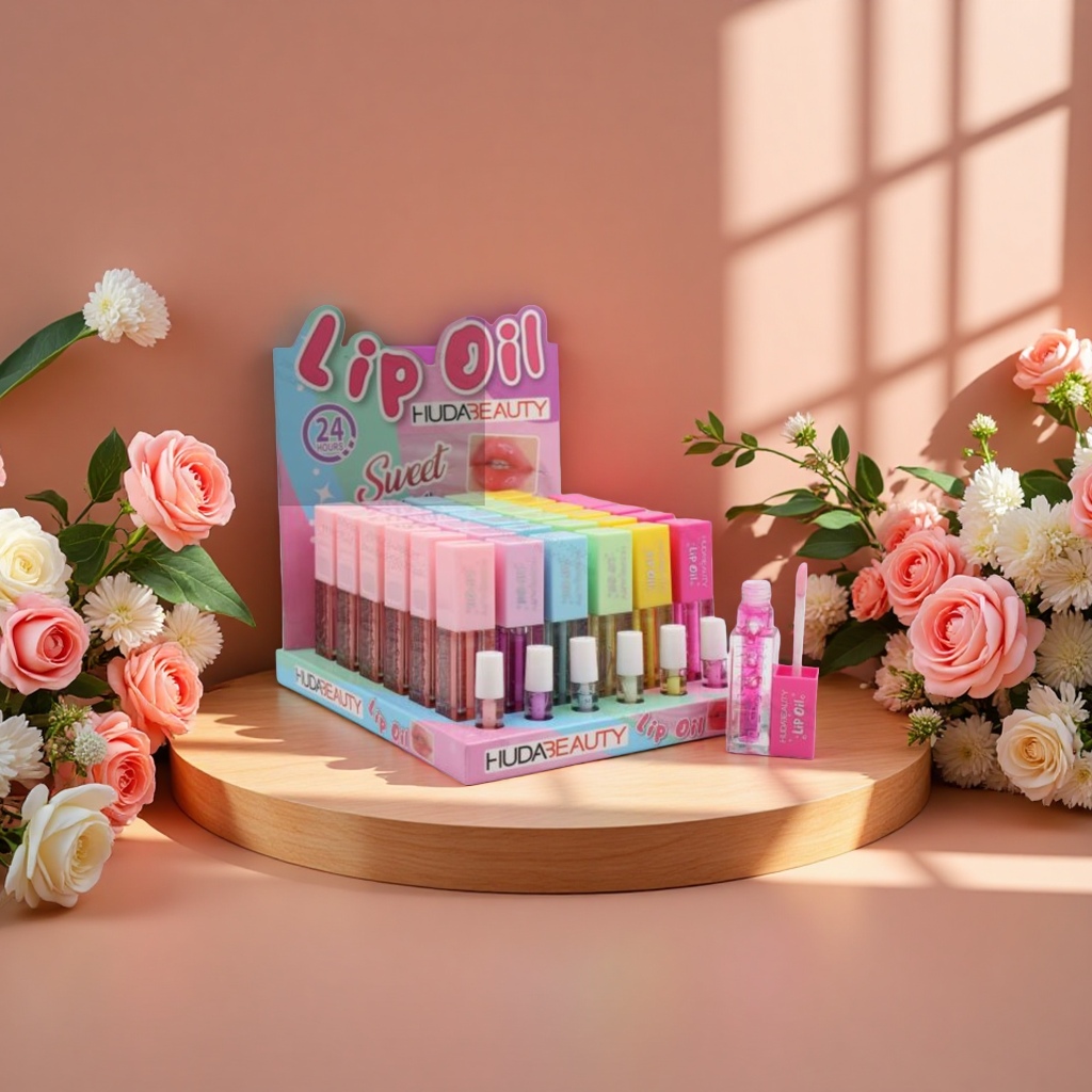 Platinum River Arab Makeup Lip Balm Set, Lipstick Tube Lip Oil, Lip Exfoliation Care Combination Application Scenario