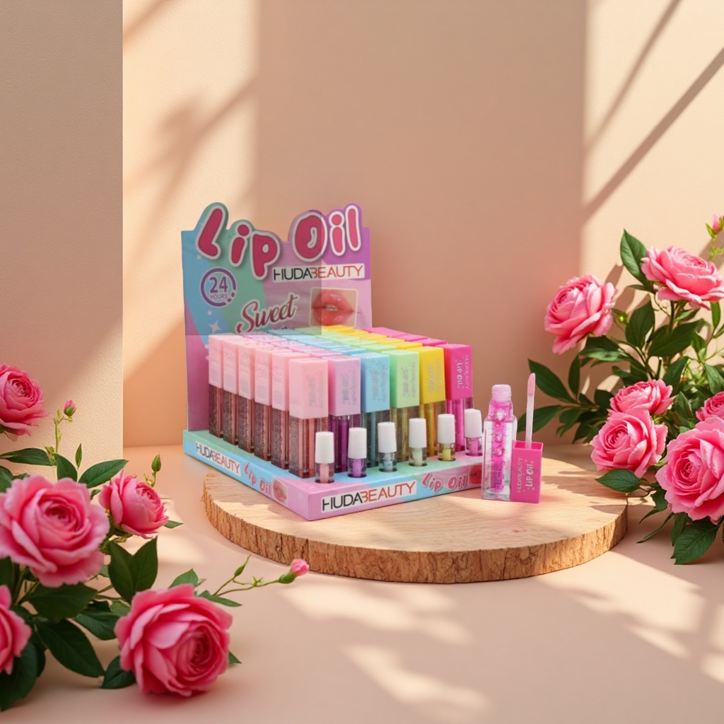 Platinum River Arab Makeup Lip Balm Set, Lipstick Tube Lip Oil, Lip Exfoliation Care Combination details Picture