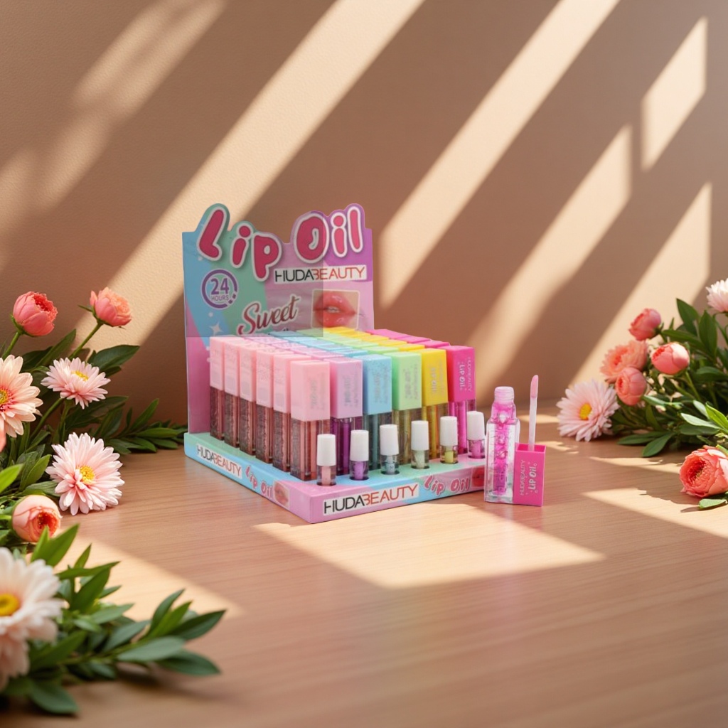 Platinum River Arab Makeup Lip Balm Set, Lipstick Tube Lip Oil, Lip Exfoliation Care Combination