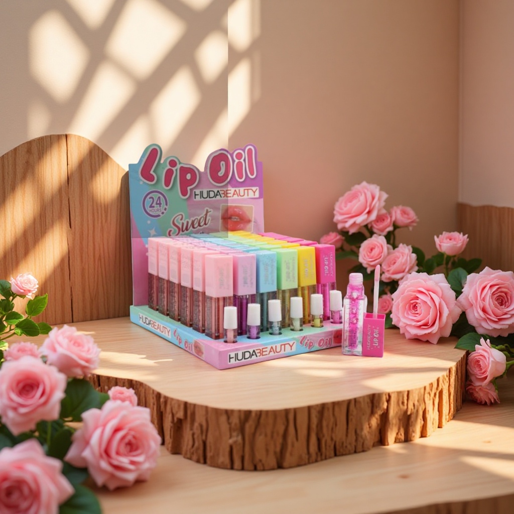 Platinum River Arab Makeup Lip Balm Set, Lipstick Tube Lip Oil, Lip Exfoliation Care Combination Specification image
