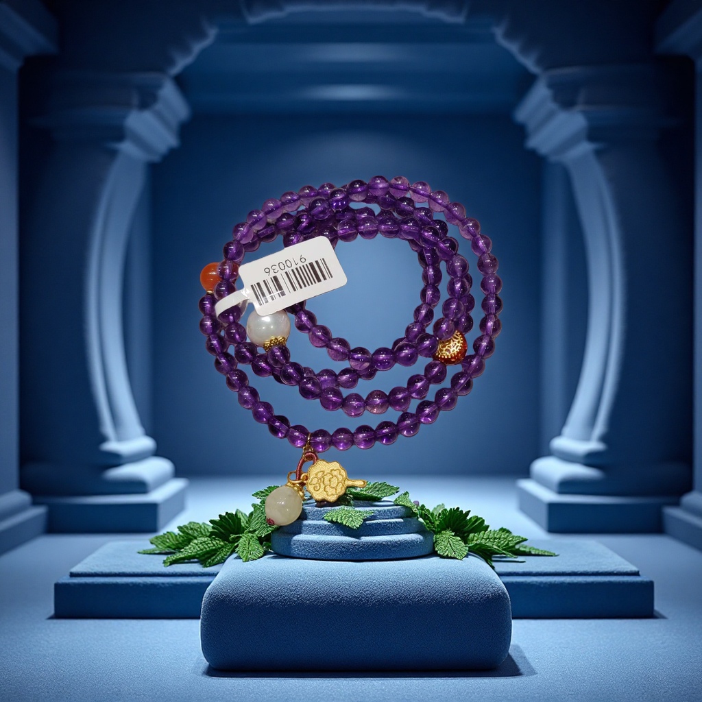 伊澜饰品夜光手串女款不规则百搭银饰DIY