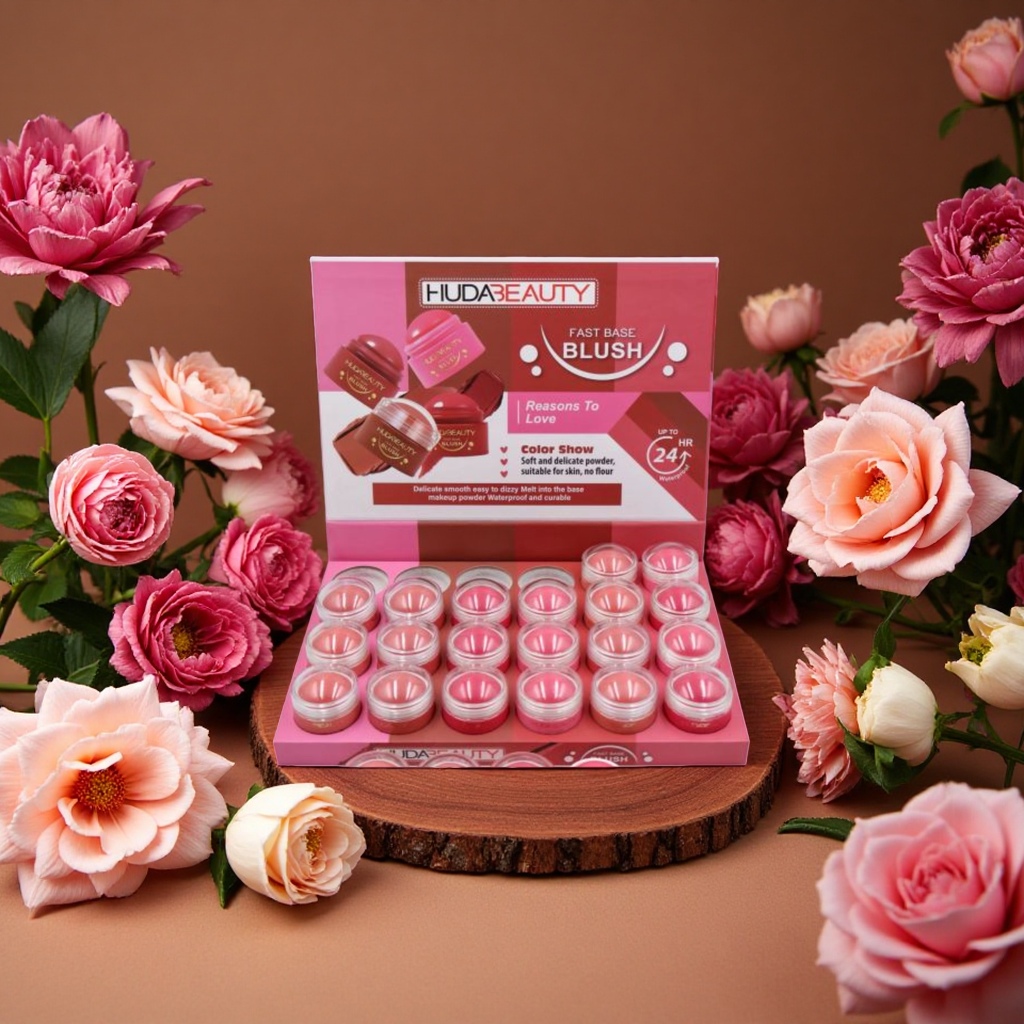 Huda beauty Blush Ball Application Scenario