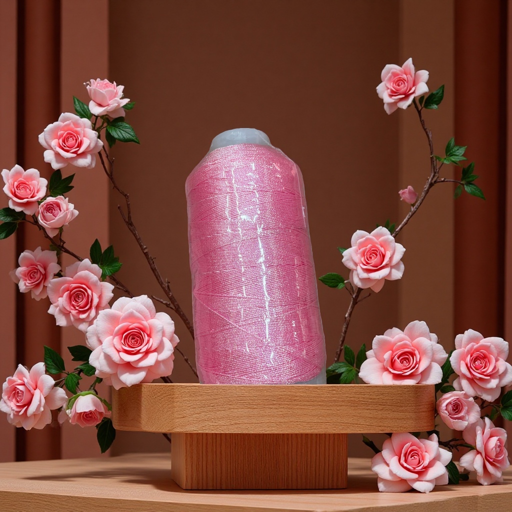 粉色幻彩线