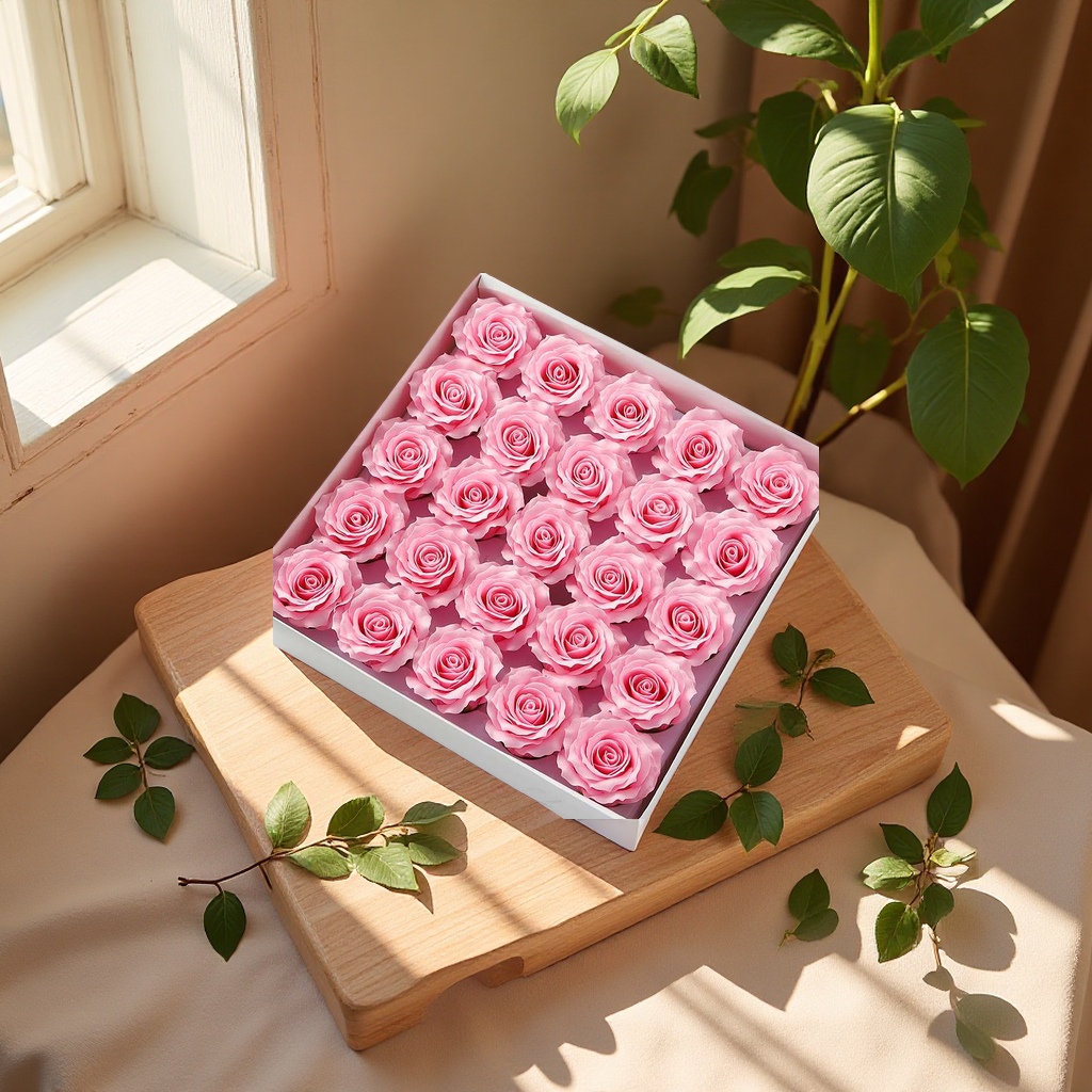 Manta Flower Head Soap Flower Three-layer Soap Flower Head Scented Decorative item Fresh Fragrance Home Decoration DIY Handicraft 111124336 details Picture