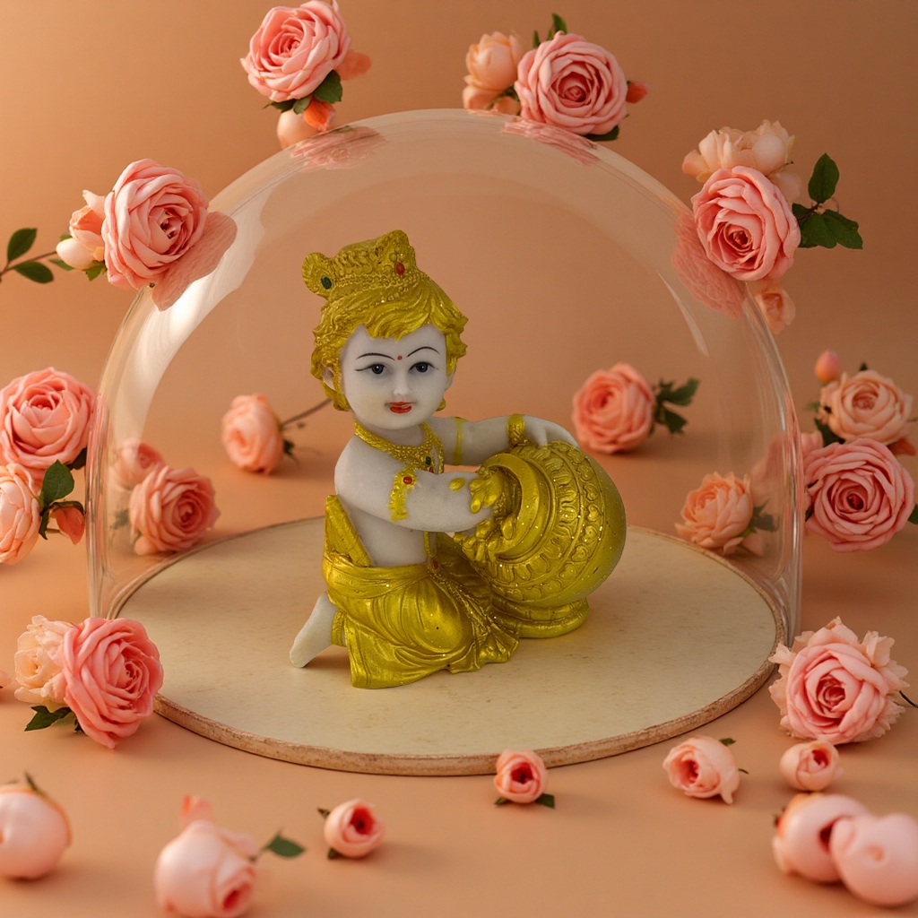 Resin Buddha statue handicrafts, car ornaments, Diwali celebration decorations Specification image