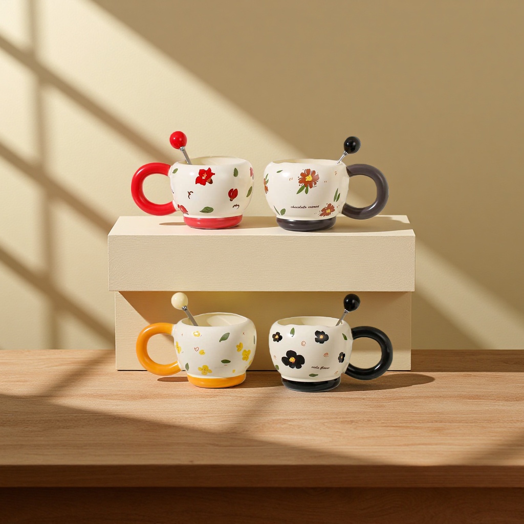 Ceramic cups, breakfast coffee cups, household mugs, and cups with high appearance standards Application Scenario