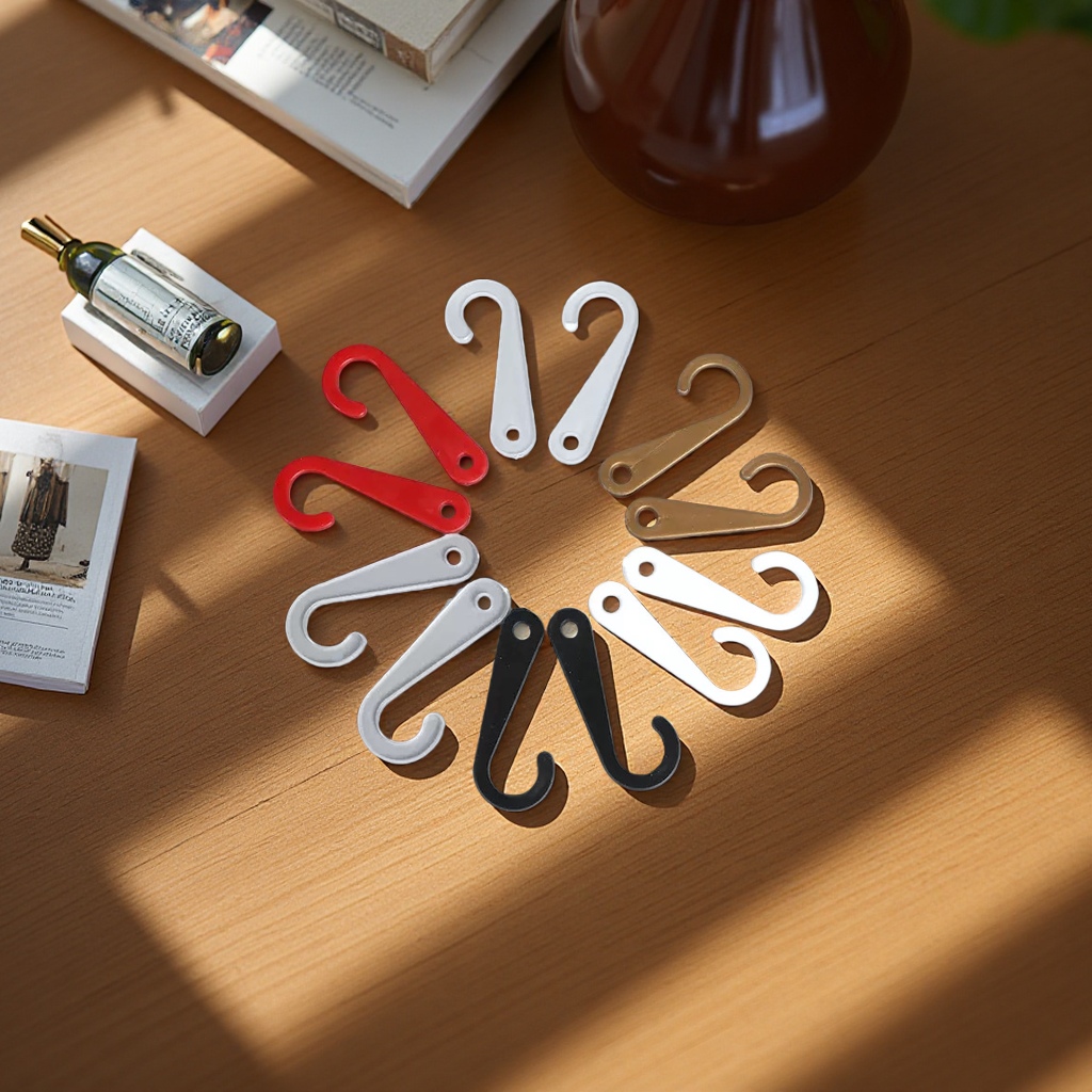 Transparent question mark hook casual decorative pendant, creative home decor details Picture