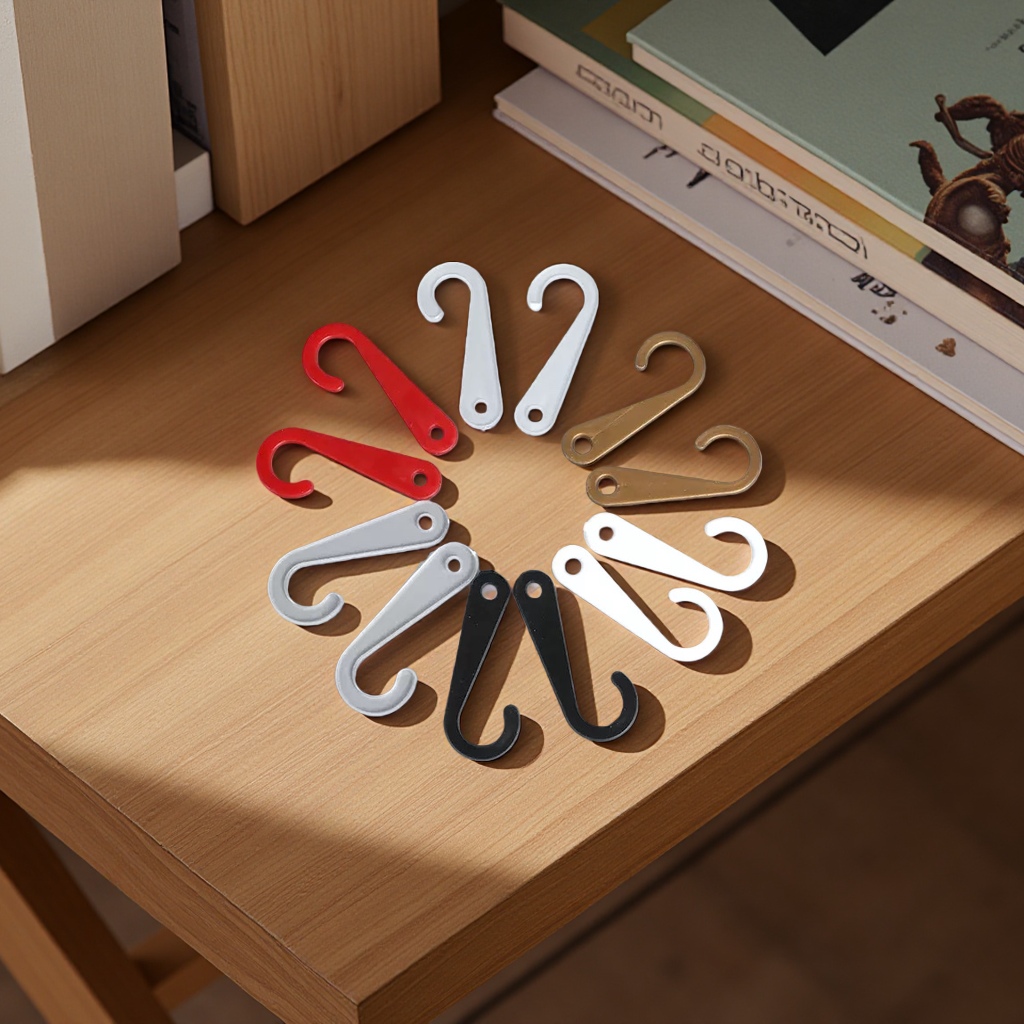 Transparent question mark hook casual decorative pendant, creative home decor Specification image