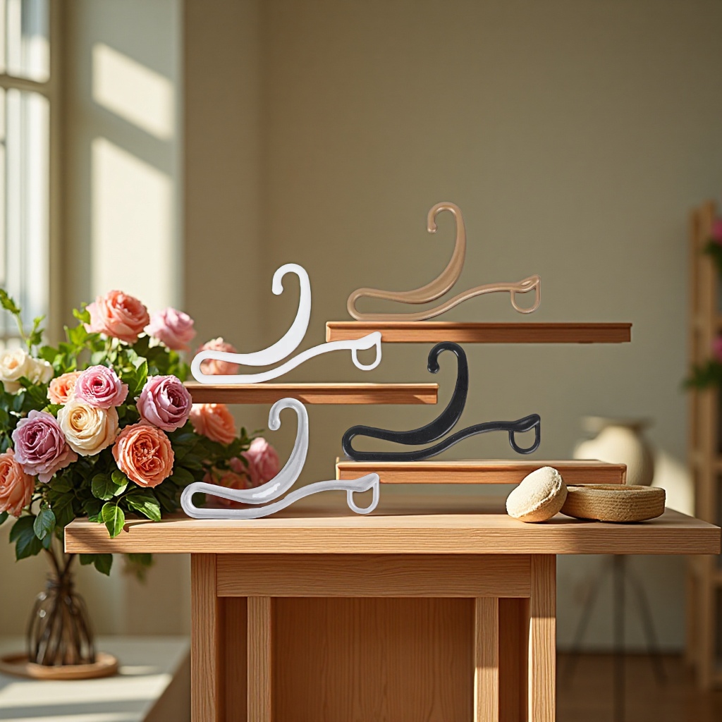 PP shaped hook anti-slip bathroom hanging rack storage supplies, multi-functional wall-mounted details Picture