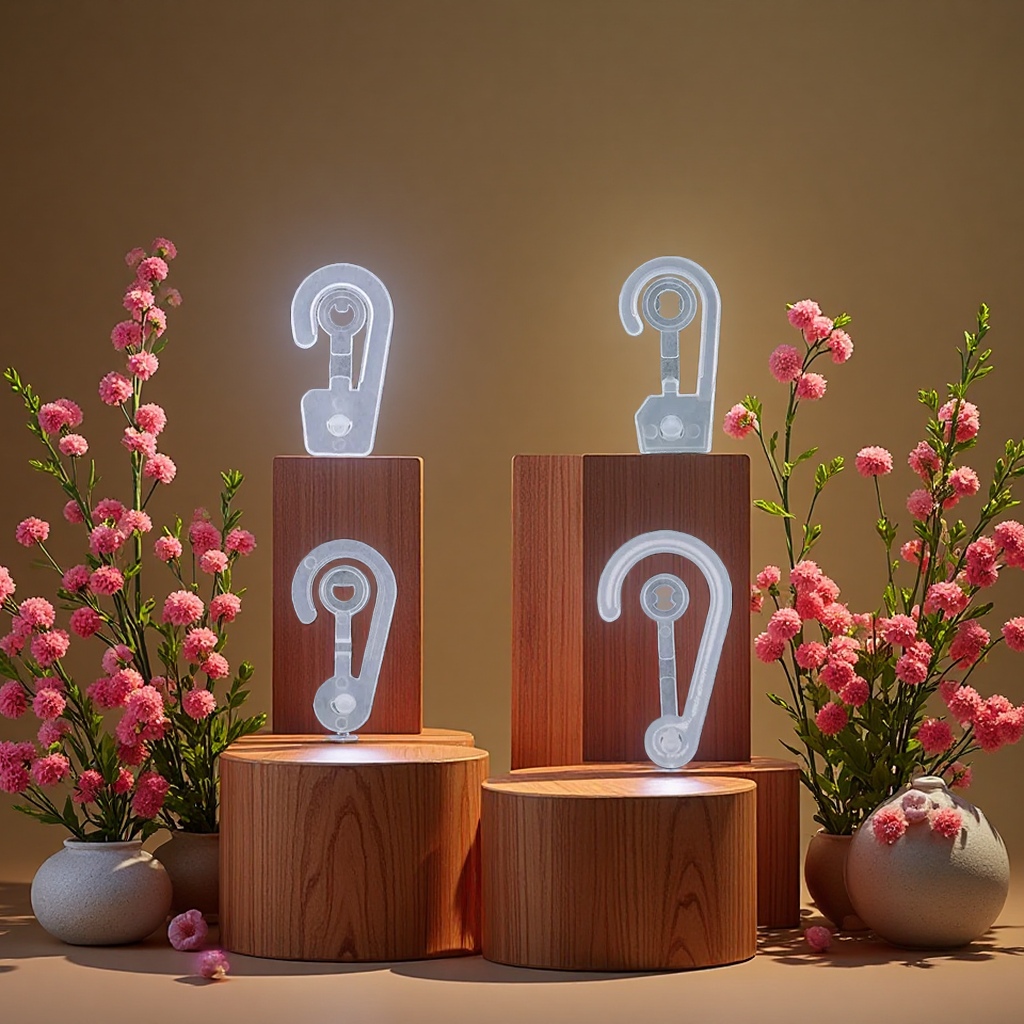 Plastic folding hook storage hook, adjustable load-bearing, household kitchen and bathroom hanging hook Specification image