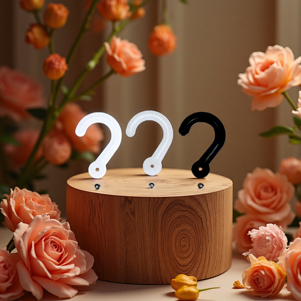 Question mark hook transparent hook, simple home hook, multi-functional hanging hook Specification image