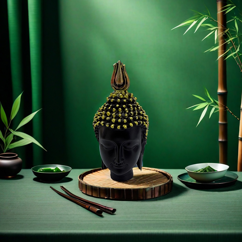 Desktop ornaments, Buddha statues, resin handicrafts, furniture ornaments, cultural and creative vegetable garden decorative screens, home decorations, mailbox storage ornaments Application Scenario