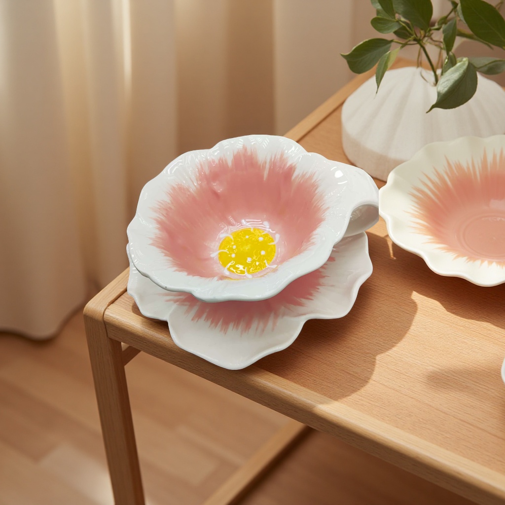 Home ceramic coffee cups and saucers Specification image