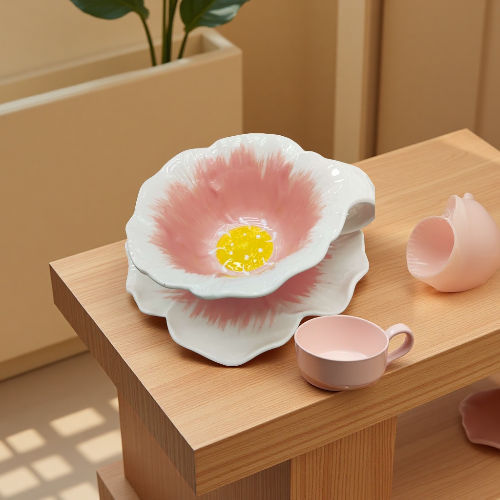 Home ceramic coffee cups and saucers Application Scenario