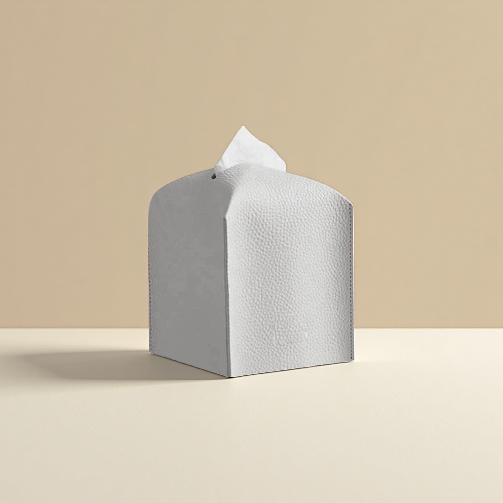 The Tissue Box Is Simple And Modern. It Is A Large-Capacity, Thickened And Dust-Proof Household Tissue Box
