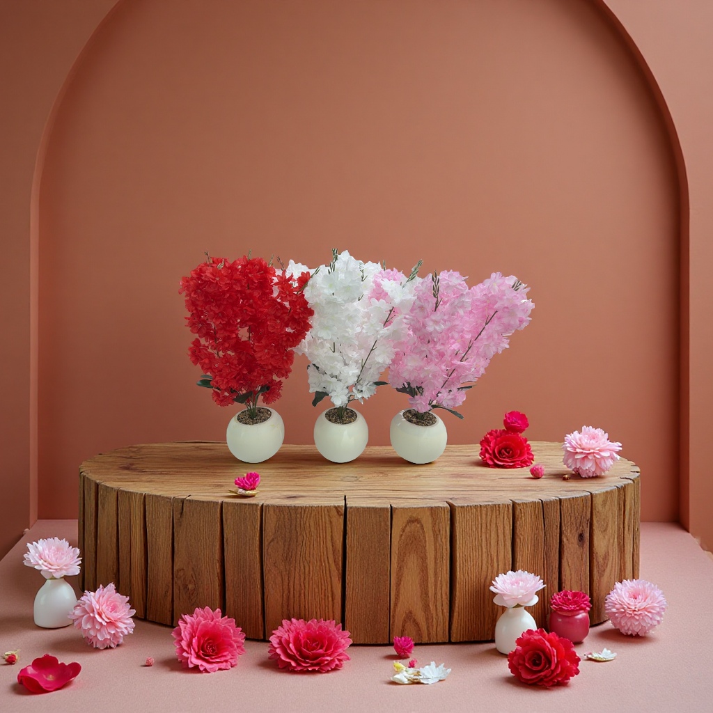 Artificial and preserved flower decorative items for the living room, bedroom, and table, as well as floral art gifts details Picture