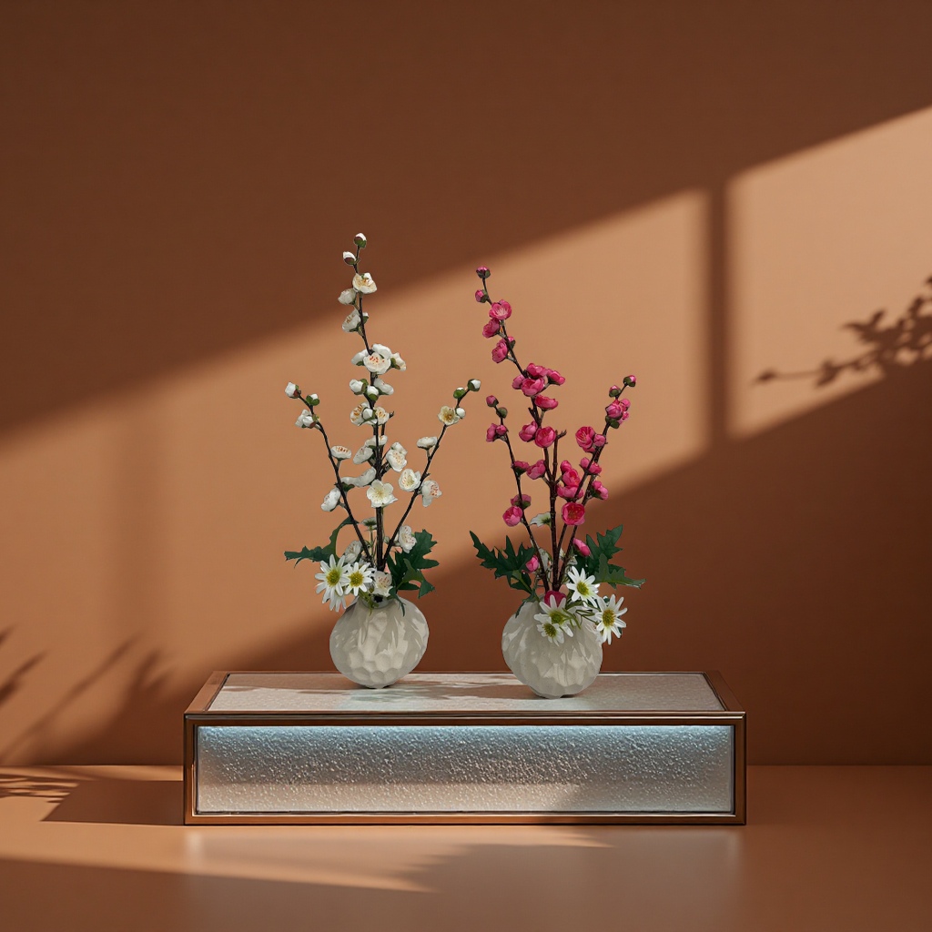 Bonsai, miniature landscape, courtyard decoration, green plants, small potted plants, indoor greening plants, Diy planting box details Picture