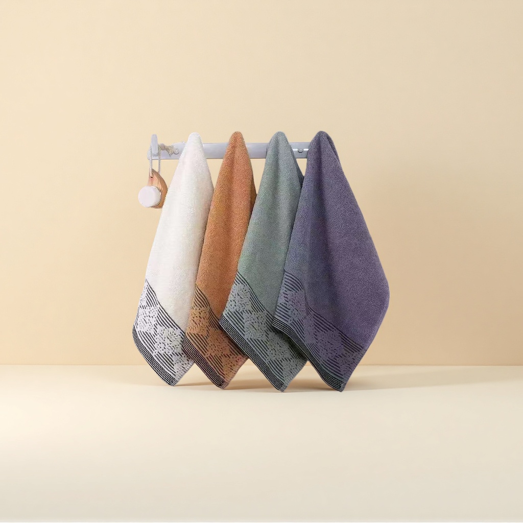 Pure cotton towels for home and hotel use are soft and highly absorbent Application Scenario