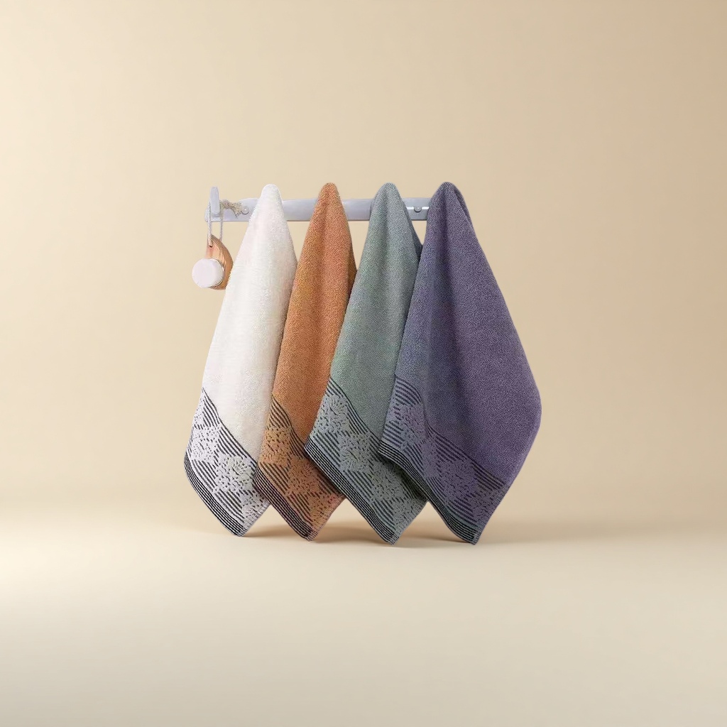 Pure cotton towels for home and hotel use are soft and highly absorbent Specification image