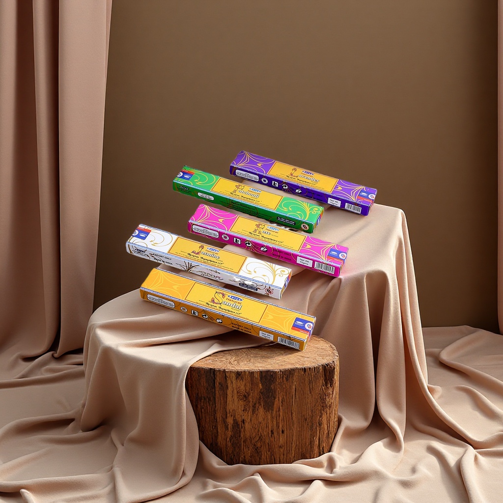 Wholesale of Indian imported natural handcrafted scented jasmine, rose, mint and lavender incense sticks in small boxes