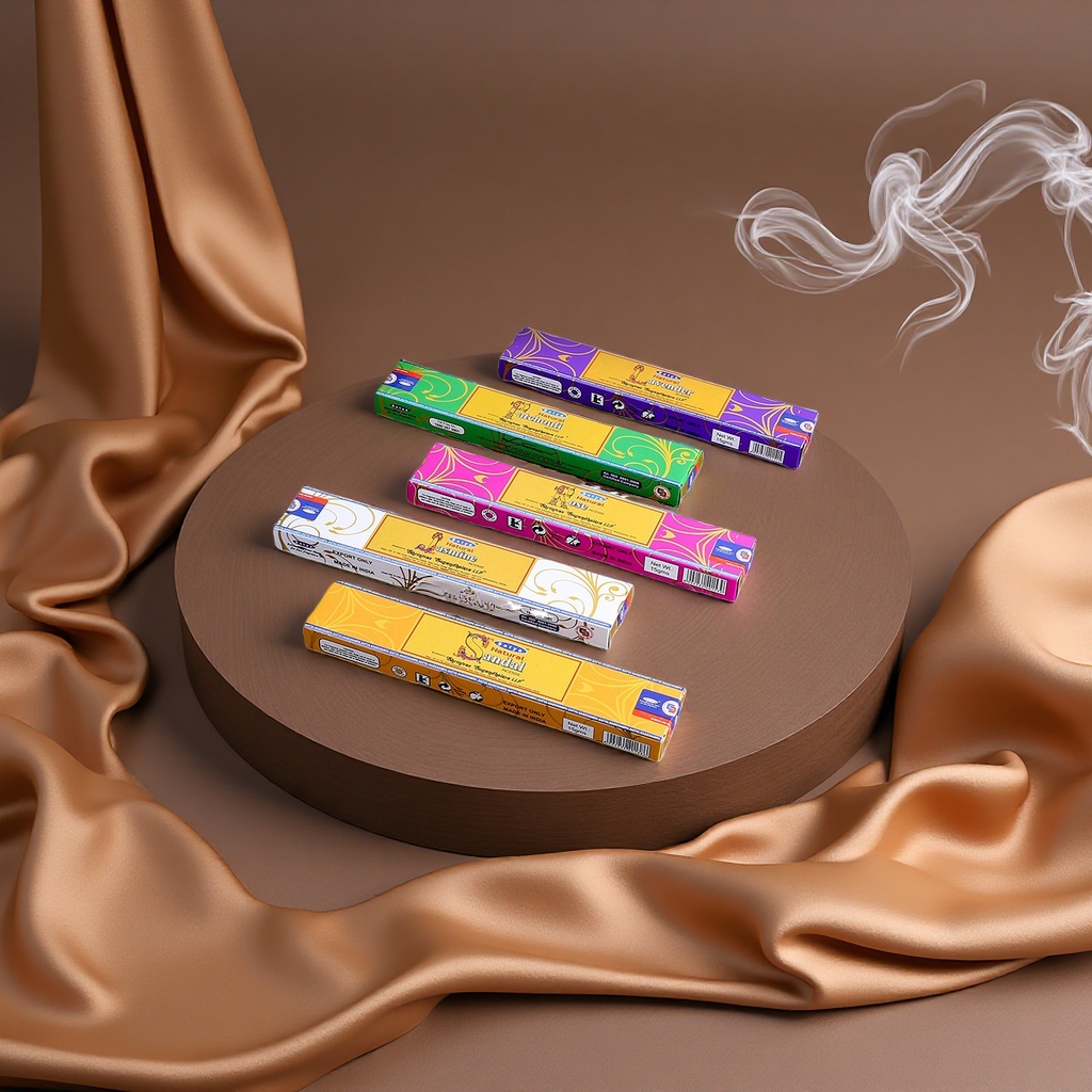 Wholesale of Indian imported natural handcrafted scented jasmine, rose, mint and lavender incense sticks in small boxes Specification image