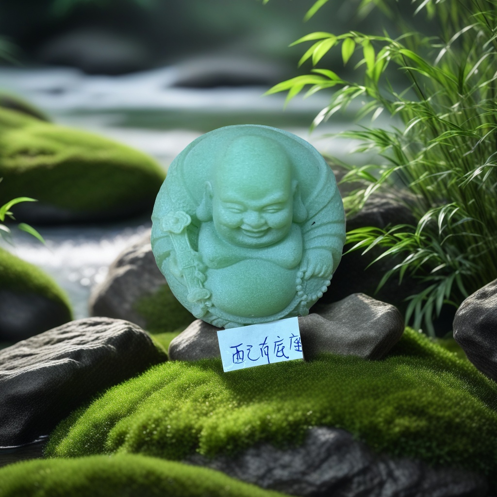 玉笑佛香薰蜡烛天然植物精油扩香瓶居家装饰摆件