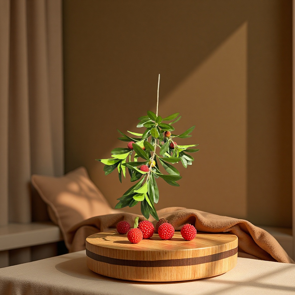 DIY仿真杨梅绿植盆栽仿真植物家居装饰品