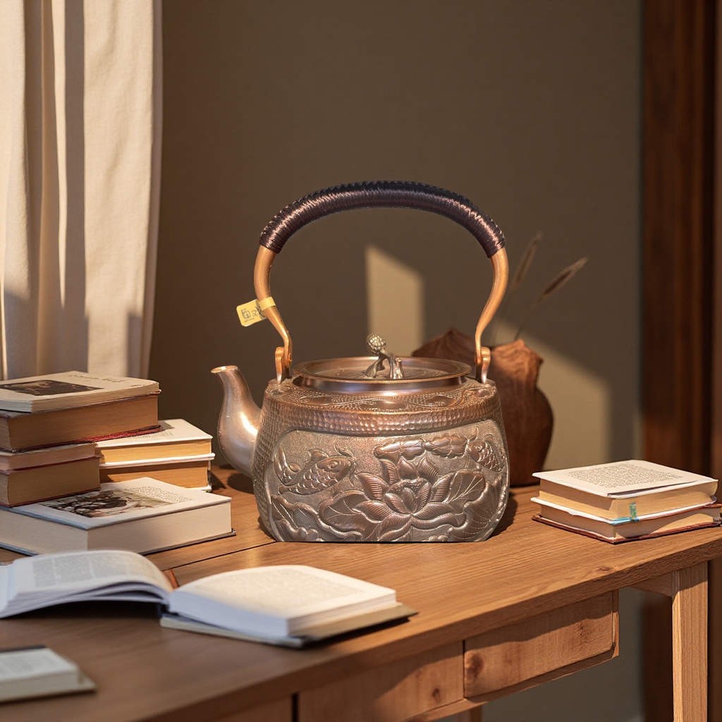 Copper kettle, household stainless steel electric kettle with large capacity