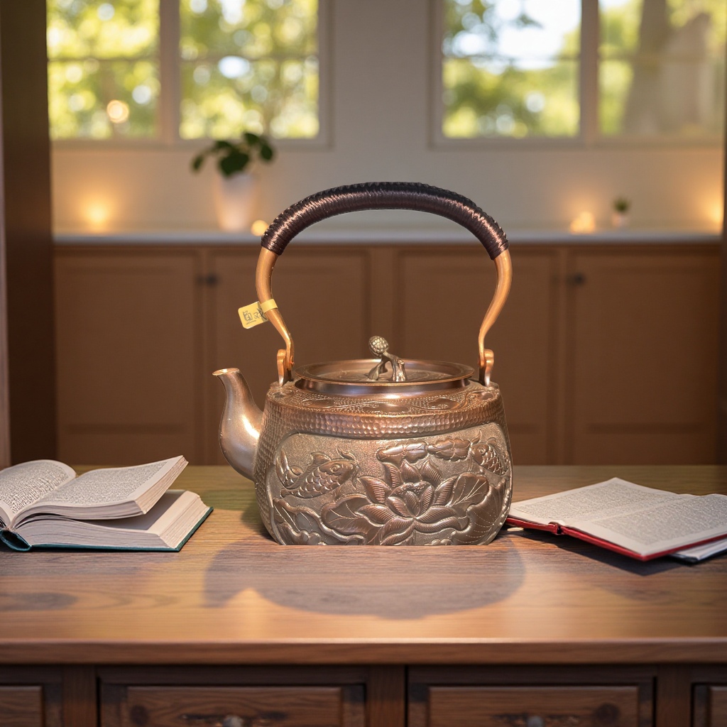 Copper kettle, household stainless steel electric kettle with large capacity Specification image
