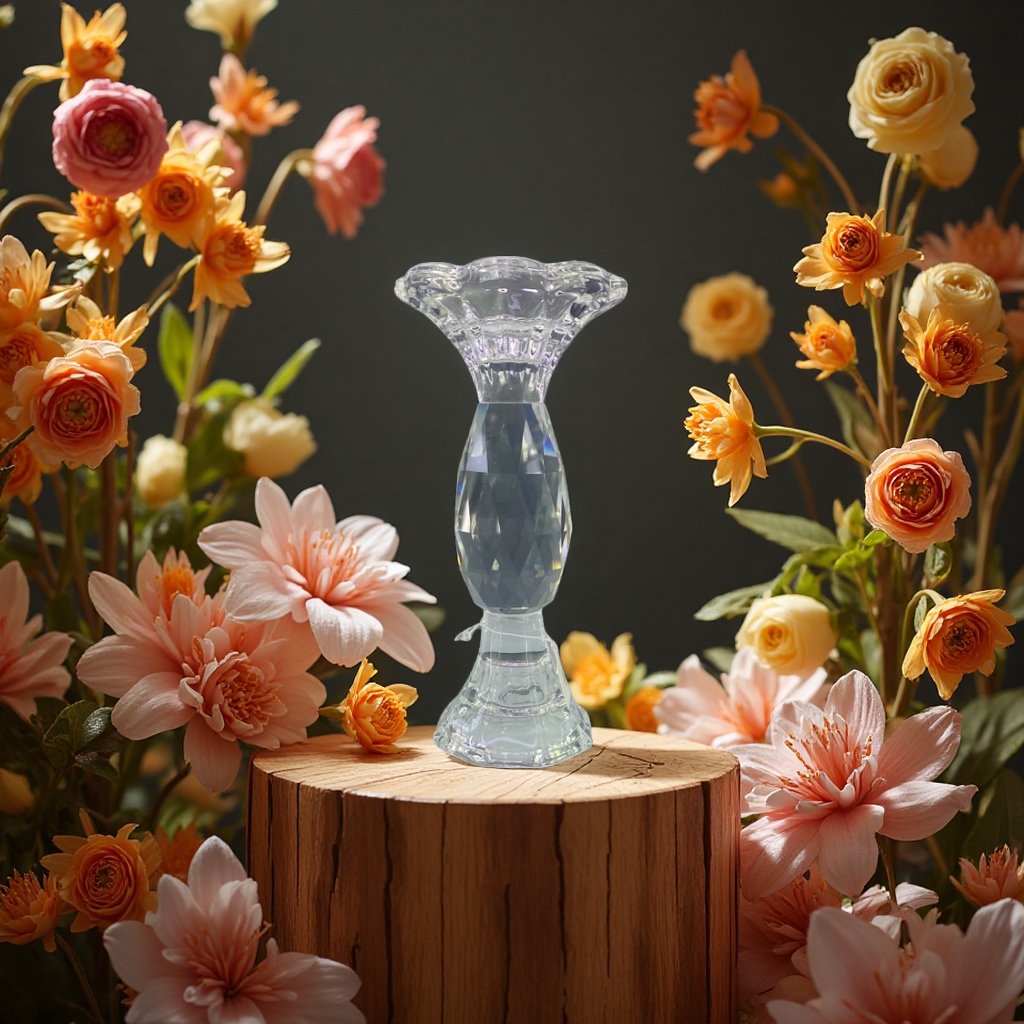 Candelabro de cristal simple vintage casa decoración decoración sala de estar dormitorio candelabro details Picture
