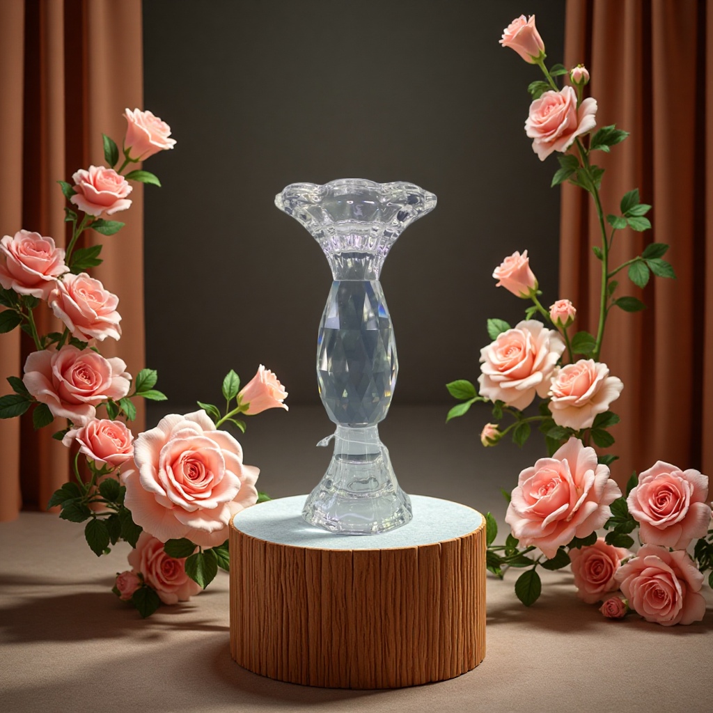 Candelabro de cristal simple vintage casa decoración decoración sala de estar dormitorio candelabro