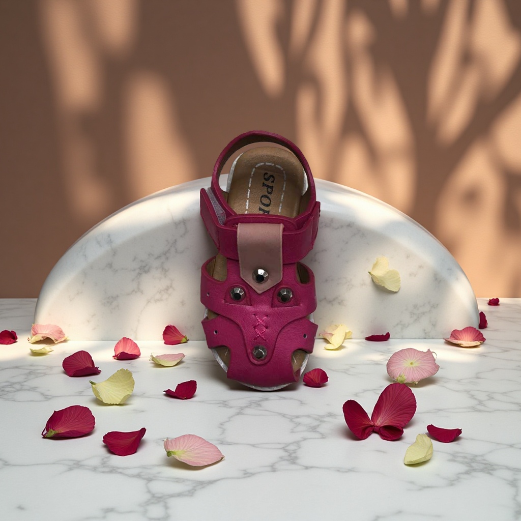 Summer women's children's sandals in comfortable cartoon pink details Picture