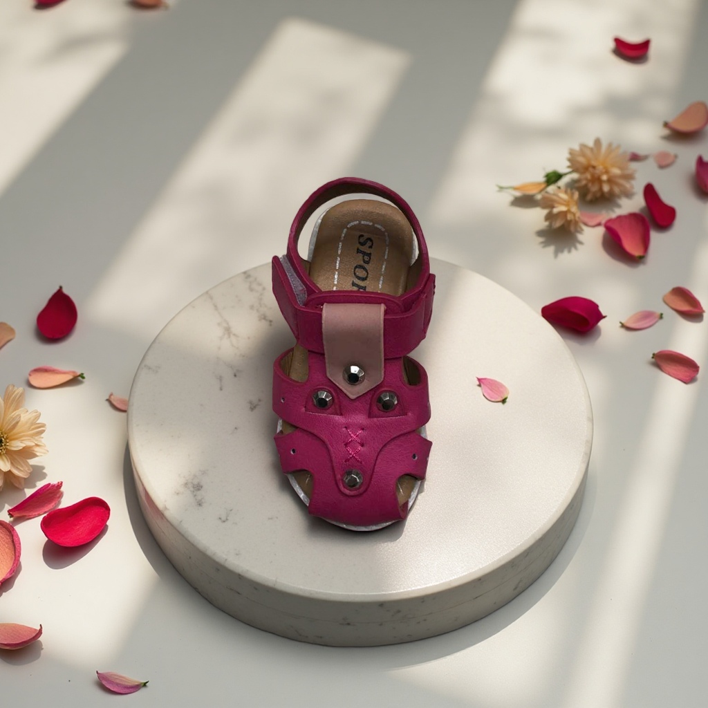 Summer women's children's sandals in comfortable cartoon pink Application Scenario