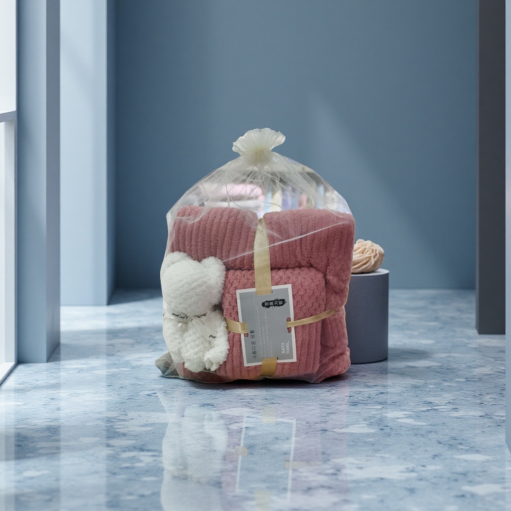 The pure cotton towel as a souvenir is soft and absorbent, making it an excellent gift for home use