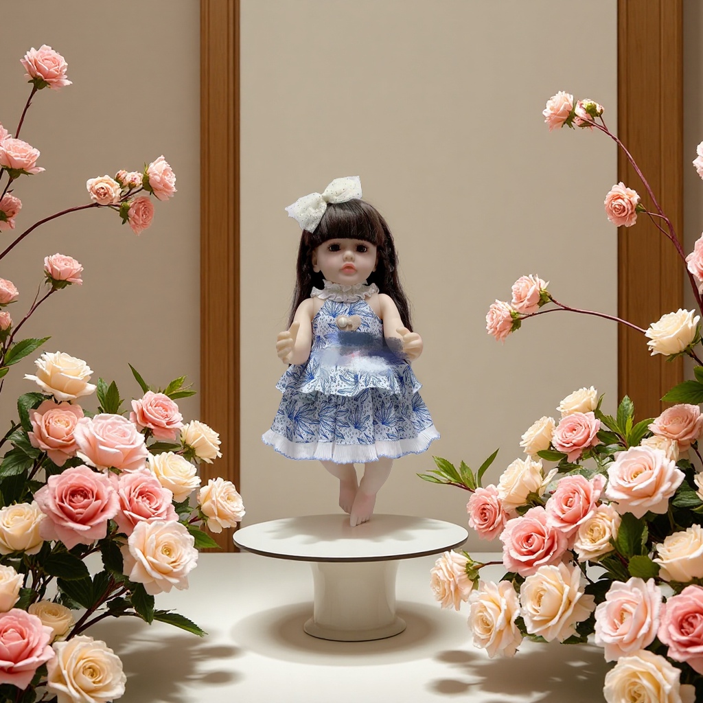 The Reborn Music Doll is an intelligent interactive early education toy that emits light and sounds to lull you to sleep details Picture