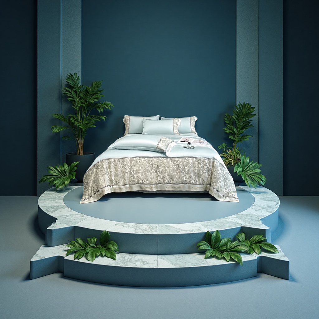 Ice silk four-piece set, nude bed cover, anti-slip washable silk quilt cover, Tencel light luxury and high-end feel Item Picture