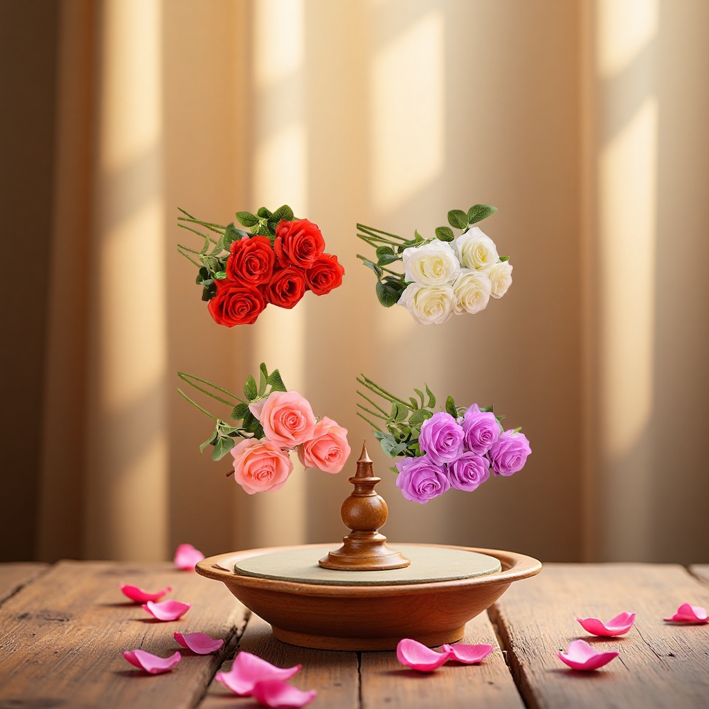 仿真花瓣实物图