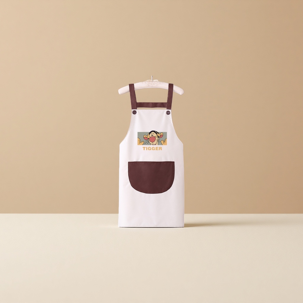 New fashionable and popular female waterproof and oil-proof apron cartoon cooking work clothes for home customization Application Scenario