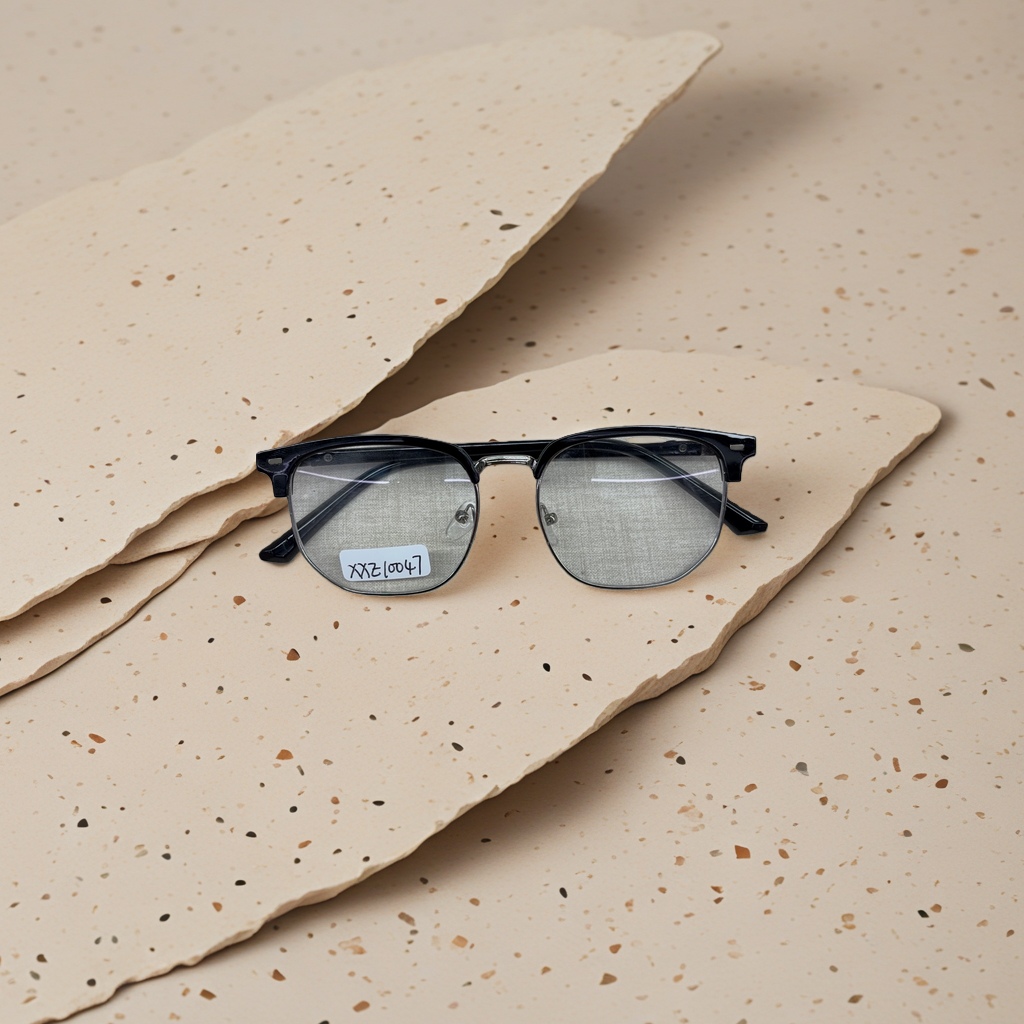 Fashionable and lightweight myopia glasses for both men and women, universal anti-blue light and anti-fatigue lenses details Picture